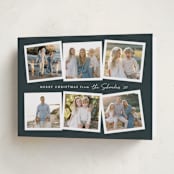 "Flicks" - Holiday Cards in Lagoon by Jennifer Postorino - Folded Card