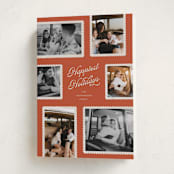 "Patchwork" - Holiday Cards in Cardinal by Pixel and Hank - Folded Card