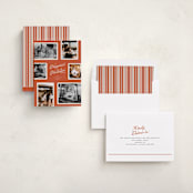 "Patchwork" - Holiday Cards in Cardinal by Pixel and Hank - Assembled