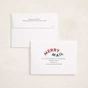 "Chase Joy" - Holiday Cards in Holly by Angela Garrick - FREE Recipient Addressing