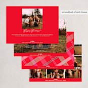 "Chic Type" - Holiday Cards in Lily by Creo Study - Back of Card Options
