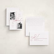 "Bow Two" - Holiday Cards in Peppermint by Emily Betts - Assembled