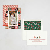 "Disney's Mickey Mouse Holiday Border" - Holiday Cards in Holly by Annie Holmquist - Assembled