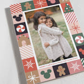 "Disney's Mickey Mouse Holiday Border" - Holiday Cards in Holly by Annie Holmquist - Detail