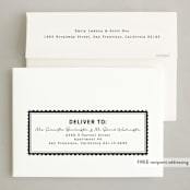 "Disney's Mickey Vintage Postable" - Holiday Cards in Coal by Kamala Nahas - FREE Recipient Addressing