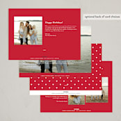 "Disney Mickey Mouse Minimalist Mickey" - Holiday Cards in Santa by Angela Garrick - Back of Card Options