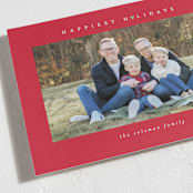 "Disney Mickey Mouse Minimalist Mickey" - Holiday Cards in Santa by Angela Garrick - Detail