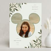 "Mickey Holiday Frame" - Holiday Cards in Mint by Oma N. Ramkhelawan - Front