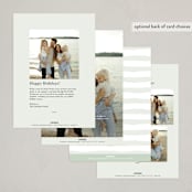 "Mickey Holiday Frame" - Holiday Cards in Mint by Oma N. Ramkhelawan - Back of Card