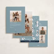 "Disney's Frozen Olaf Holiday Fun" - Holiday Cards in Ice by Orasie - Back of Card Options