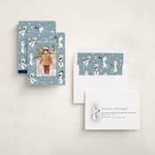 "Disney's Frozen Olaf Holiday Fun" - Holiday Cards in Ice by Orasie - Assembled