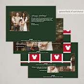 "Disney Mickey Magical Memories" - Holiday Cards in Fruitcake by Pixel and Hank - Back of Card