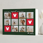 "Disney Mickey Magical Memories" - Holiday Cards in Fruitcake by Pixel and Hank - Folded Card