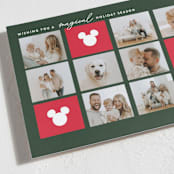 "Disney Mickey Magical Memories" - Holiday Cards in Fruitcake by Pixel and Hank - Detail