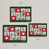 "Disney Mickey Magical Memories" - Holiday Cards in Fruitcake by Pixel and Hank - Formats Available