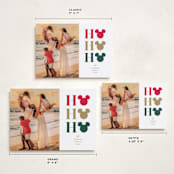 "Disney Ho Ho Ho" - Holiday Cards in Mistletoe by Vanessa Doyle - Formats Available
