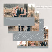 "Merry Scriptmas" - Holiday Cards in Snow by Kristen Magee - Back of Card Options