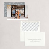 "Merry Scriptmas" - Holiday Cards in Snow by Kristen Magee - Assembled