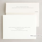 "Merry Scriptmas" - Holiday Cards in Snow by Kristen Magee - FREE Recipient Addressing