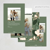 "Embrace Hope" - Holiday Cards in Fir by Carrie ONeal - Back of Card Options