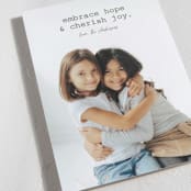 "Embrace Hope" - Holiday Cards in Fir by Carrie ONeal - Detail
