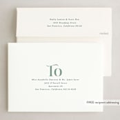 "Here's to Christmas" - Holiday Cards in Sugar by Hooray Creative - FREE Recipient Addressing