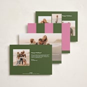 "Kiawah" - Holiday Cards in Bonbon by Megan Davis - Back of Card Options