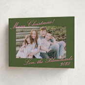 "Kiawah" - Holiday Cards in Bonbon by Megan Davis - Folded Card