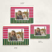 "Festive Stripes" - Holiday Cards in Candy Cane by Shari Margolin - Formats Available