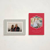 "preppy curved frame" - Holiday Cards in Peppermint by Rebecca Durflinger - Photo Orientation Options