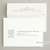 "What a year grid" - Holiday Cards in Pine by Alethea and Ruth - FREE Recipient Addressing