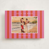 "Cabana" - Holiday Cards in Strawberry by Morgan Kendall - Front