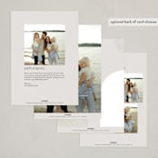 "Doubled Arched" - Holiday Cards in Minimalist by Pixel and Hank - Back of Card Options