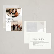 "Doubled Arched" - Holiday Cards in Minimalist by Pixel and Hank - Assembled