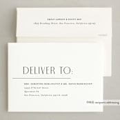 "Doubled Arched" - Holiday Cards in Minimalist by Pixel and Hank - FREE Recipient Addressing