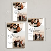 "Doubled Arched" - Holiday Cards in Minimalist by Pixel and Hank - Formats Available