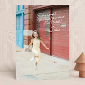 "Personal Note" - Holiday Cards in Cream by Design Lotus - Front