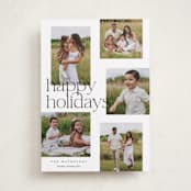 "happy overlap" - Holiday Cards in Snow by Kelly Schmidt - Front