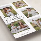 "happy overlap" - Holiday Cards in Snow by Kelly Schmidt - Detail