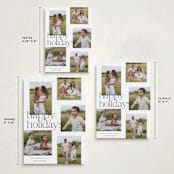 "happy overlap" - Holiday Cards in Snow by Kelly Schmidt - Formats Available