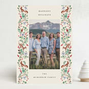 "Highlands" - Holiday Cards in Cranberry by Sarah Knight - Front