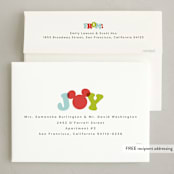"Disney's Mickey Oh joy" - Holiday Cards in Carnival by Lea Delaveris - FREE Recipient Addressing