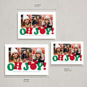 "Disney's Mickey Oh joy" - Holiday Cards in Festive by Lea Delaveris - Formats Available