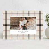 "Window Pane" - Holiday Cards in Vanilla by Cindy Reynolds - Front