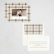 "Window Pane" - Holiday Cards in Vanilla by Cindy Reynolds - Assembled