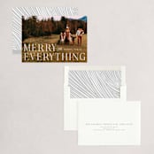 "Merriest Wishes" - Holiday Cards in Snow by Ally Madison - Assembled