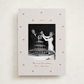 "Little bows" - Holiday Cards in Chimney by Lea Delaveris - Front
