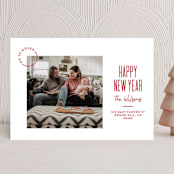 "Modern Move" - Holiday Cards in Cardinal by Owl and Toad - Front