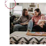 "Modern Move" - Holiday Cards in Cardinal by Owl and Toad - Detail