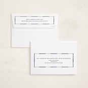 "cozy checked plaid" - Holiday Cards in Blueberry by Carrie Moradi - FREE Recipient Addressing